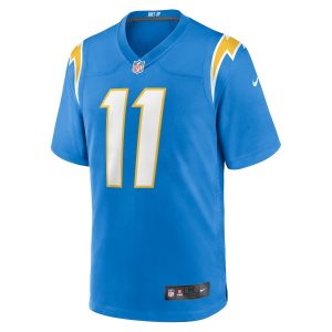 Men’s Los Angeles Chargers Cameron Dicker Nike Powder Blue Game Jersey
