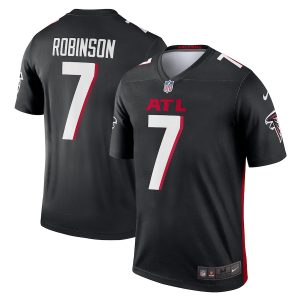Men’s Atlanta Falcons Bijan Robinson Nike Black Legend Jersey