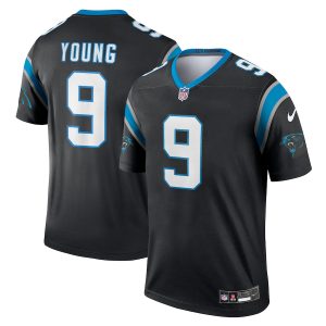 Men’s Carolina Panthers Bryce Young Nike Black Legend Jersey