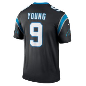 Men’s Carolina Panthers Bryce Young Nike Black Legend Jersey