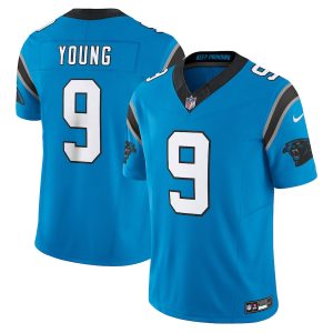 Men’s Carolina Panthers Bryce Young Nike Blue Vapor F.U.S.E. Limited Jersey