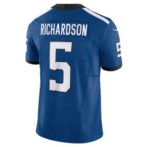 Men’s Indianapolis Colts Anthony Richardson Nike Royal Alternate Vapor F.U.S.E. Limited Jersey