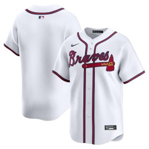 Men’s Atlanta Braves Nike White Home Limited Jersey