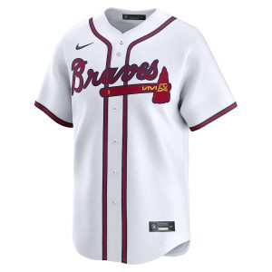 Men’s Atlanta Braves Nike White Home Limited Jersey