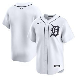 Men’s Detroit Tigers Nike White Home Limited Jersey