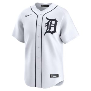 Men’s Detroit Tigers Nike White Home Limited Jersey