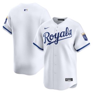 Men’s Kansas City Royals Nike White Home Limited Jersey