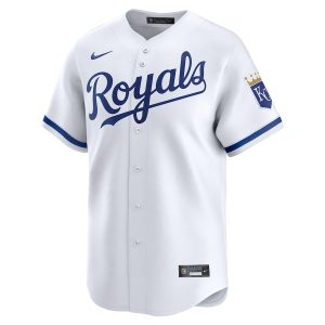 Men’s Kansas City Royals Nike White Home Limited Jersey