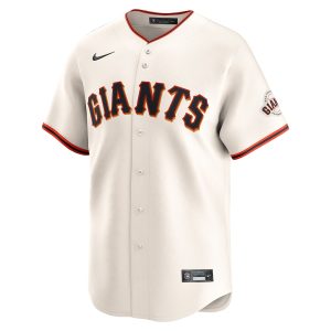 Men’s San Francisco Giants Nike Cream Home Limited Jersey