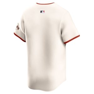 Men’s San Francisco Giants Nike Cream Home Limited Jersey