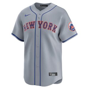 Men’s New York Mets Nike Gray Away Limited Jersey