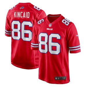 Men’s Buffalo Bills Dalton Kincaid Nike Red Alternate Game Jersey