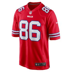 Men’s Buffalo Bills Dalton Kincaid Nike Red Alternate Game Jersey
