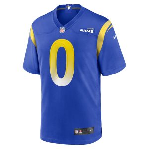 Men’s Los Angeles Rams Byron Young Nike Royal Home Game Jersey