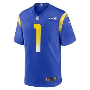 Men’s Los Angeles Rams Derion Kendrick Nike Royal Home Game Jersey