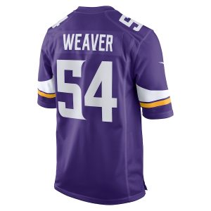 Men’s Minnesota Vikings Curtis Weaver Nike Purple Home Game Jersey