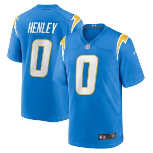 Men’s Los Angeles Chargers Daiyan Henley Nike Powder Blue Team Game Jersey