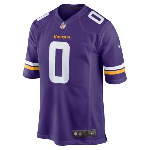 Men’s Minnesota Vikings Marcus Davenport Nike Purple Team Game Jersey
