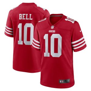 Men’s San Francisco 49ers Ronnie Bell Nike Scarlet Team Game Jersey