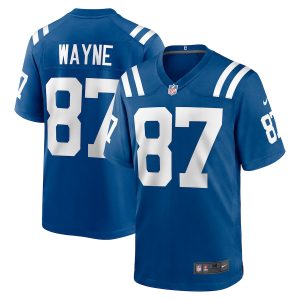 Men’s Indianapolis Colts Reggie Wayne Nike Royal Retired Player Game Jersey