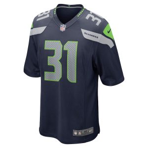 Men’s Seattle Seahawks Kam Chancellor Nike College Navy Retired Player Game Jersey