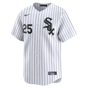 Men’s Chicago White Sox Andrew Vaughn Nike White Home Limited Player Jersey