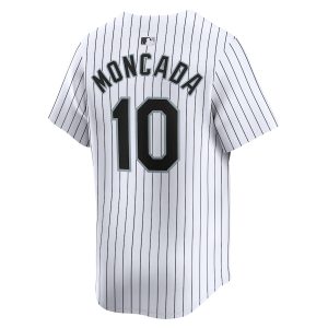 Men’s Chicago White Sox Yoan Moncada Nike White Home Limited Player Jersey