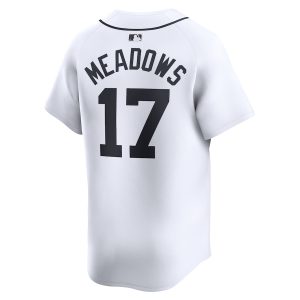 Men’s Detroit Tigers Austin Meadows Nike White Home Limited Player Jersey