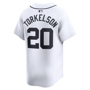 Men’s Detroit Tigers Spencer Torkelson Nike White Home Limited Player Jersey