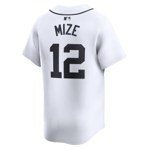 Men’s Detroit Tigers Casey Mize Nike White Home Limited Player Jersey