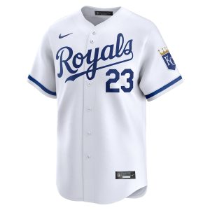 Men’s Kansas City Royals Zack Greinke Nike White Home Limited Player Jersey