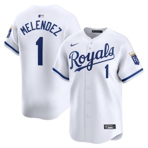 Men’s Kansas City Royals MJ Melendez Nike White Home Limited Player Jersey