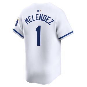 Men’s Kansas City Royals MJ Melendez Nike White Home Limited Player Jersey