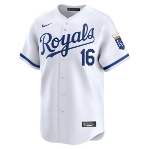 Men’s Kansas City Royals Bo Jackson Nike White Home Limited Player Jersey