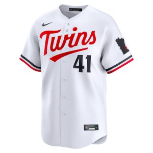 Men’s Minnesota Twins Joe Ryan Nike White Home Limited Player Jersey