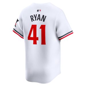 Men’s Minnesota Twins Joe Ryan Nike White Home Limited Player Jersey