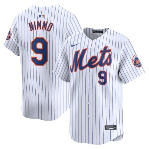 Men’s New York Mets Brandon Nimmo Nike White Home Limited Player Jersey