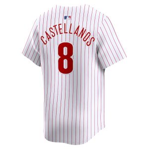 Men’s Philadelphia Phillies Nick Castellanos Nike White Home Limited Player Jersey