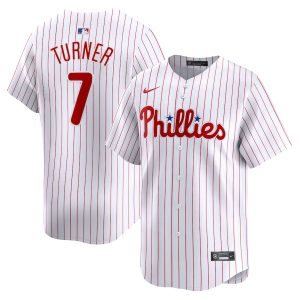 Men’s Philadelphia Phillies Trea Turner Nike White Home Limited Player Jersey