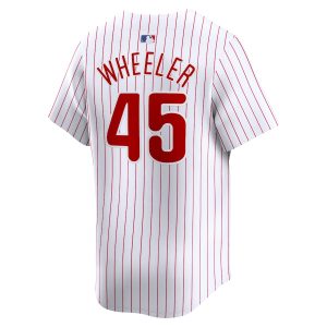 Men’s Philadelphia Phillies Zack Wheeler Nike White Home Limited Player Jersey