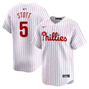 Men’s Philadelphia Phillies Bryson Stott Nike White Home Limited Player Jersey