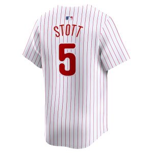 Men’s Philadelphia Phillies Bryson Stott Nike White Home Limited Player Jersey