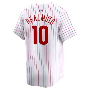 Men’s Philadelphia Phillies J.T. Realmuto Nike White Home Limited Player Jersey