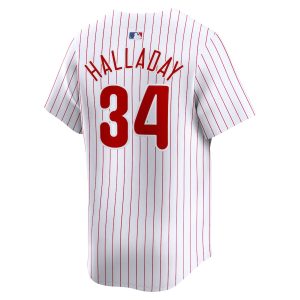 Men’s Philadelphia Phillies Roy Halladay Nike White Home Limited Player Jersey