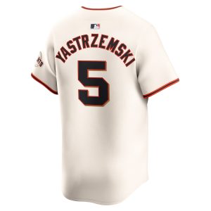 Men’s San Francisco Giants Mike Yastrzemski Nike Cream Home Limited Player Jersey