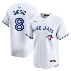 Men’s Toronto Blue Jays Cavan Biggio Nike White Home Limited Player Jersey