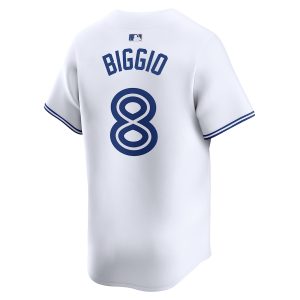 Men’s Toronto Blue Jays Cavan Biggio Nike White Home Limited Player Jersey