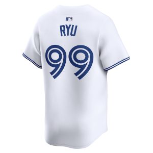 Men’s Toronto Blue Jays Hyun Jin Ryu Nike White Home Limited Player Jersey