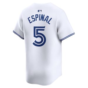 Men’s Toronto Blue Jays Santiago Espinal Nike White Home Limited Player Jersey