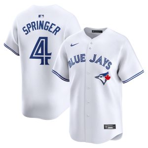 Men’s Toronto Blue Jays George Springer Nike White Home Limited Player Jersey